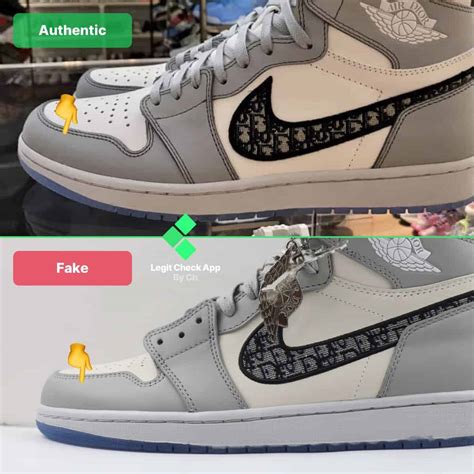 how to tell fake air dior jordan 1|counterfeit jordan 1 high.